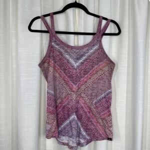 Prana geometric print tank top (Small)